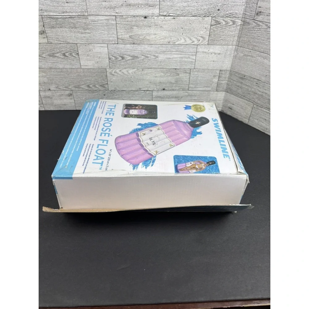 Pool Float Swimline The Rose Bottle‎ Shaped Float New In Sealed Box NEW